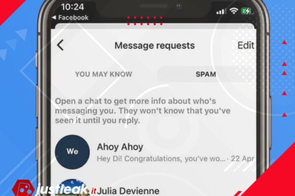 Facebook'ta Gelen Bir Mesajı Spam Olarak İşaretleme Yöntemi